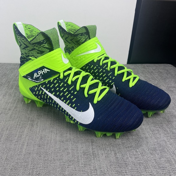 Nike Other - Nike Alpha Menace Elite 2 Football Cleats Seattle Seahawks BV2077-400 Size 11.5